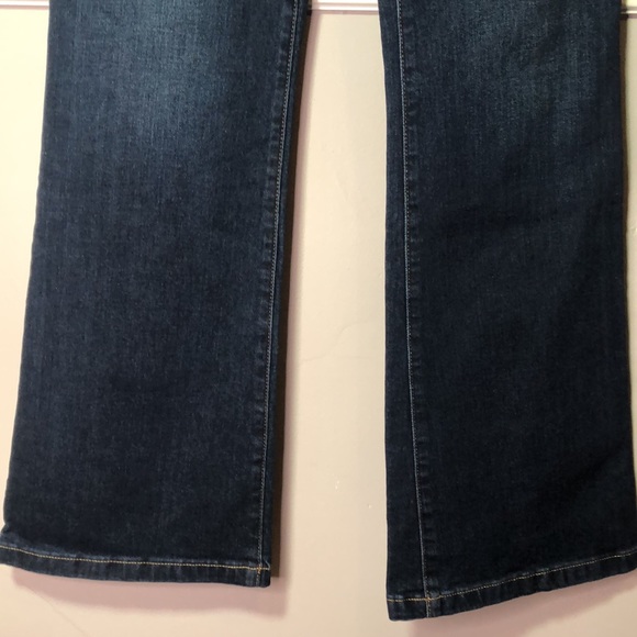 Gap Women’s High Rise Flare Bootcut Jeans Size 28W/6R Dark Wash Jeans perfect - Picture 3 of 8
